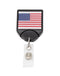 Patriotic Badge Reel USA Flag 25 Pack
