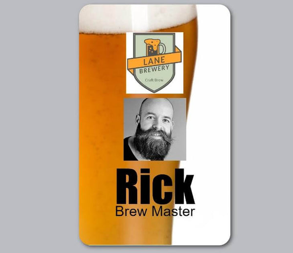 Employee ID Badge Template V-1