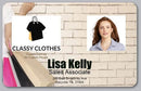 Employee ID Badge Template H-3