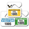 125 Custom Mini Parking Hang Tags - All Things Identification