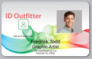 Employee ID Badge Template H-3