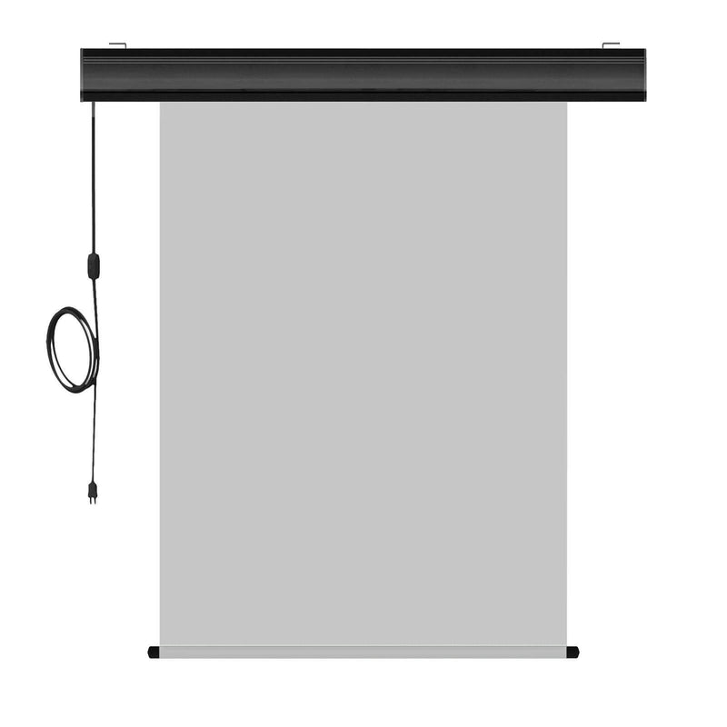 Motorized Photo Backdrop with IR Wireless Remote 36" x 48" - Grey with Black Casing - All Things Identification