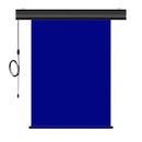 Motorized Photo Backdrop 36" x 48" - Royal Blue with Black Casing - All Things Identification