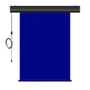 Motorized Photo Backdrop with IR Wireless Remote 36" x 48" - Royal Blue with Black Casing - All Things Identification