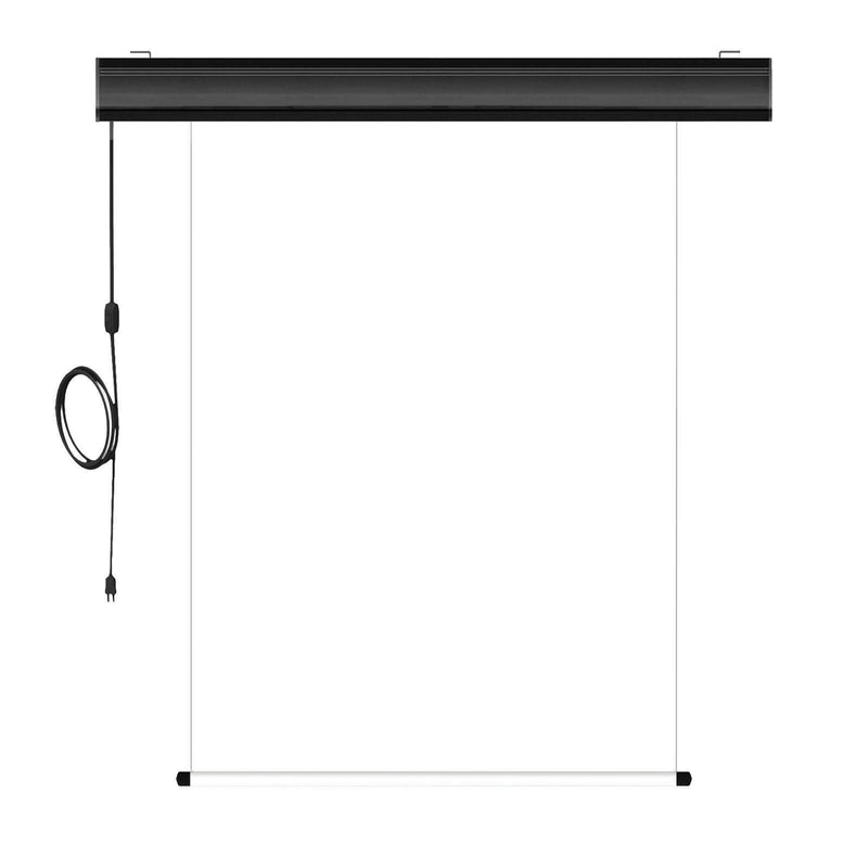 Motorized Photo Backdrop 36" x 48" - White with Black Casing - All Things Identification