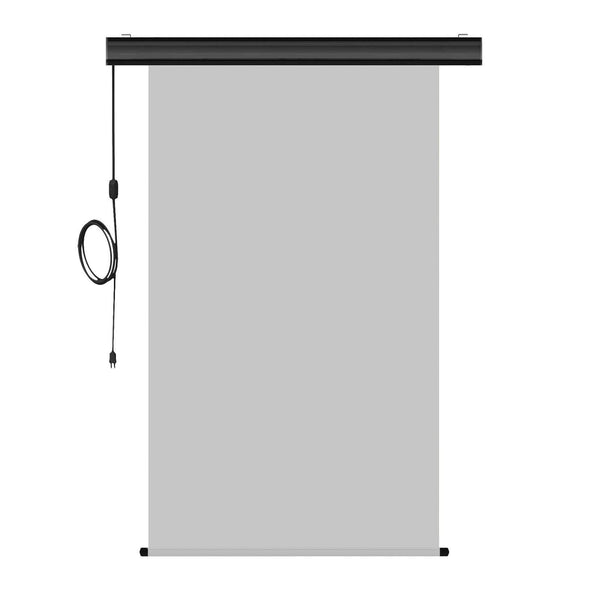 Motorized Photo Backdrop with IR Wireless Remote 48" x 84" - Grey with Black Casing - All Things Identification
