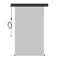 Motorized Photo Backdrop with IR Wireless Remote 48" x 84" - Grey with Black Casing - All Things Identification