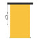 Motorized Photo Backdrop 48" x 84" - Yellow with Black Casing - All Things Identification