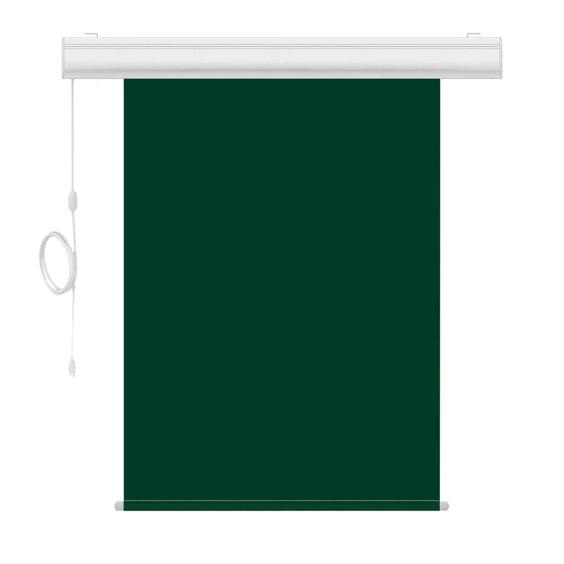 Motorized Photo Backdrop 36" x 48" - Green with White Casing - All Things Identification