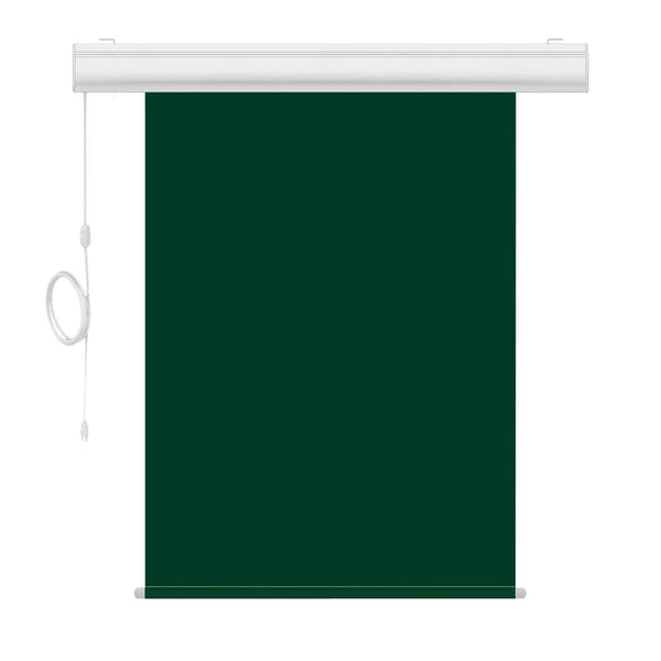 Motorized Photo Backdrop with IR Wireless Remote 36" x 48" - Green with White Casing - All Things Identification