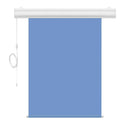 Motorized Photo Backdrop 36" x 48" - Light Blue with White Casing - All Things Identification