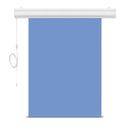 Motorized Photo Backdrop with IR Wireless Remote 36" x 48" - Light Blue with White Casing - All Things Identification