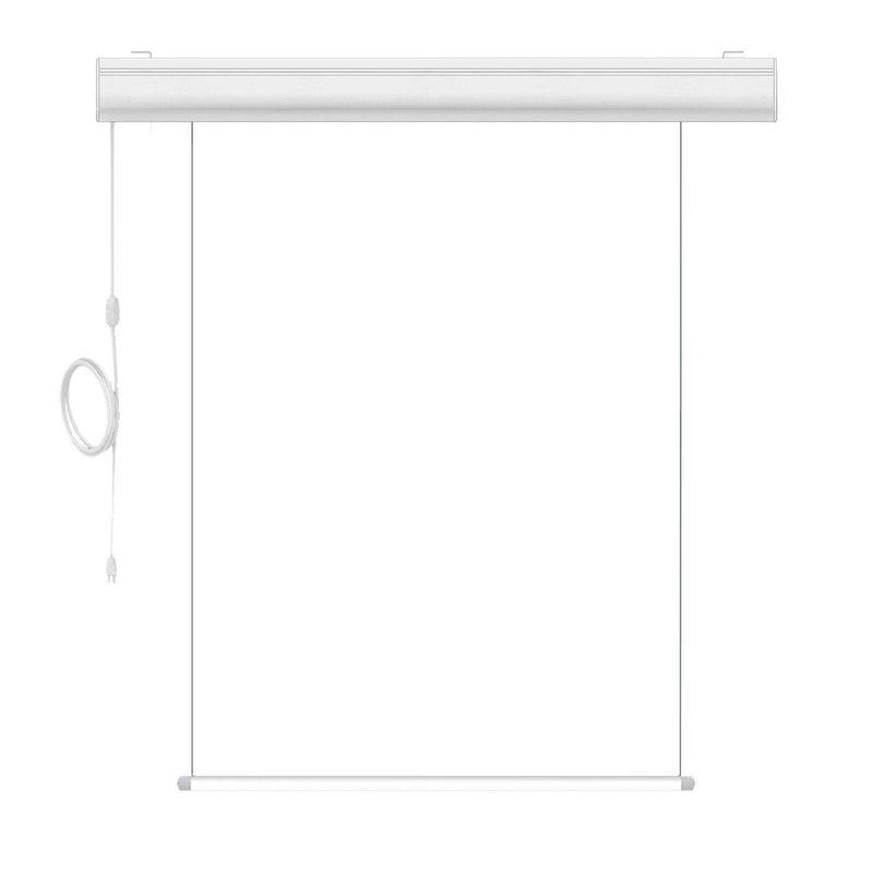 Motorized Photo Backdrop with IR Wireless Remote 36" x 48" - White with White Casing - All Things Identification