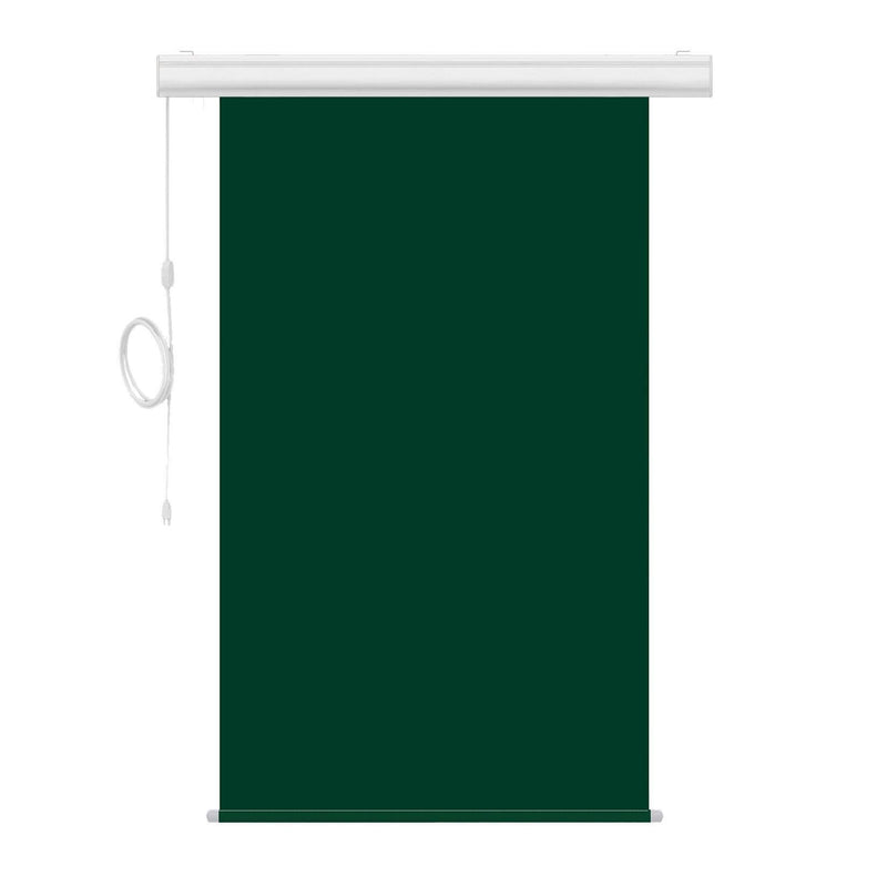 Motorized Photo Backdrop with IR Wireless Remote 48" x 84" - Green with White Casing - All Things Identification