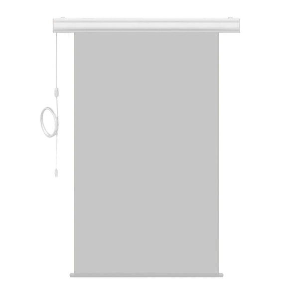 Motorized Photo Backdrop with IR Wireless Remote 48" x 84" - Grey with White Casing - All Things Identification