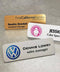 5 - Name Tags - Full Color Aluminum with customization (1"x3") - All Things Identification