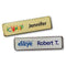 5 - Name Tags - Executive Metal Frame with customization (0.75"x2.75") - All Things Identification