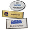 5 - Name Tags - Executive Metal with customization (1.5"x2.5 ", oval) - All Things Identification