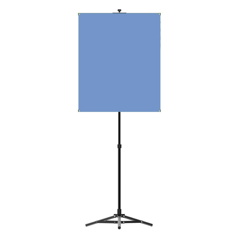 Portable Photo Backdrop Stand with Light Blue Backdrop - All Things Identification