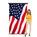 Retractable Photo Backdrop, Black Casing, 48" x 84" - DIGITAL PRINT - All Things Identification