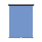 Retractable Photo Backdrop  Black Casing,   36" x 48" - LIGHT BLUE - All Things Identification