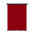 Retractable Photo Backdrop  Black Casing,   36" x 48" - RED - All Things Identification