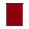 Retractable Photo Backdrop  Black Casing,   36" x 48" - RED - All Things Identification