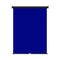 Retractable Photo Backdrop  Black Casing,  36" x 48" - ROYAL BLUE - All Things Identification
