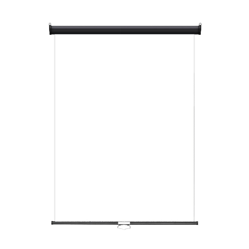 Retractable Photo Backdrop  Black Casing,  36" x 48" - WHITE - All Things Identification