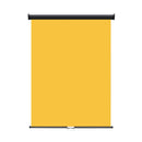Retractable Photo Backdrop  Black Casing,  36" x 48" - YELLOW - All Things Identification