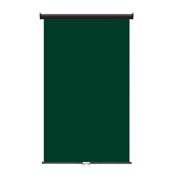 Retractable Photo Backdrop Black Casing,  48" x 84" - GREEN - All Things Identification