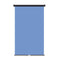 Retractable Photo Backdrop Black Casing 48" x 84" - Light Blue - All Things Identification