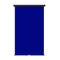 Retractable Photo Backdrop Black Casing,  48" x 84" - ROYAL BLUE - All Things Identification