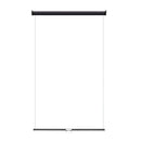 Retractable Photo Backdrop Black Casing 48" x 84" - White - All Things Identification