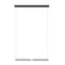 Retractable Photo Backdrop Black Casing 48" x 84" - White - All Things Identification