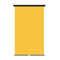 Retractable Photo Backdrop Black Casing,  48" x 84" - YELLOW - All Things Identification