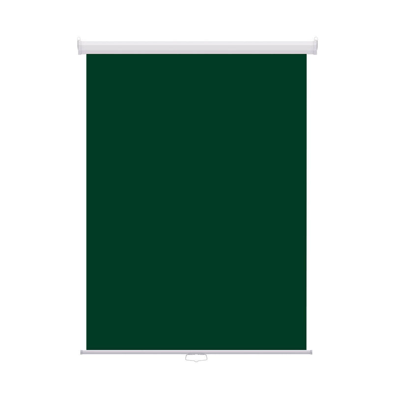 Retractable Photo Backdrop White Casing,  36" x 48" - GREEN - All Things Identification