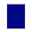 Retractable Photo Backdrop White Casing,  36" x 48" - ROYAL BLUE - All Things Identification