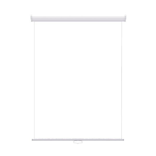 Retractable Photo Backdrop White Casing,  36" x 48" - WHITE - All Things Identification