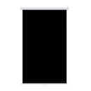 Retractable Photo Backdrop White Casing,  48" x 84" - BLACK - All Things Identification