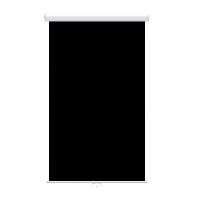 Retractable Photo Backdrop White Casing,  48" x 84" - BLACK - All Things Identification