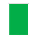 Retractable Photo Backdrop, White Casing, 48" x 84" - GREEN SCREEN - All Things Identification