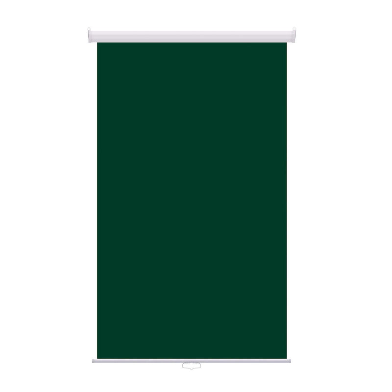 Retractable Photo Backdrop White Casing,  48" x 84" - GREEN - All Things Identification