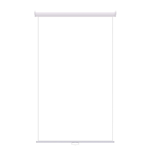 Retractable Photo Backdrop White Casing,  48" x 84" - White - All Things Identification