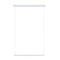 Retractable Photo Backdrop White Casing,  48" x 84" - White - All Things Identification