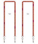 500 1/2" Printed School Lanyards Double Swivel Hook