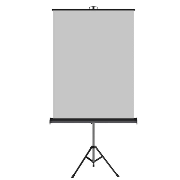 Standing Retractable Photo Backdrop 36" x 50" - GREY - All Things Identification