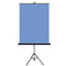 Standing Retractable Photo Backdrop 36" x 50" - L BLUE - All Things Identification