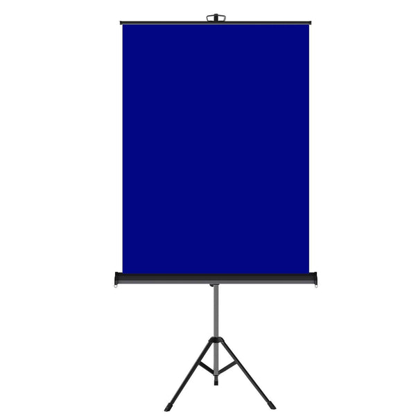 Standing Retractable Photo Backdrop  36" x 50" - R BLUE - All Things Identification